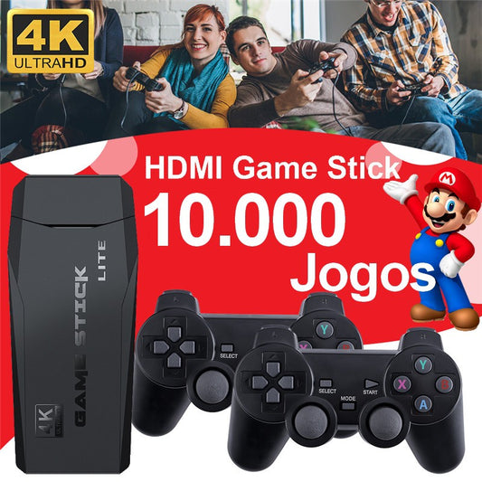 Consola Game Stick (+10.000 Jogos Incluídos)